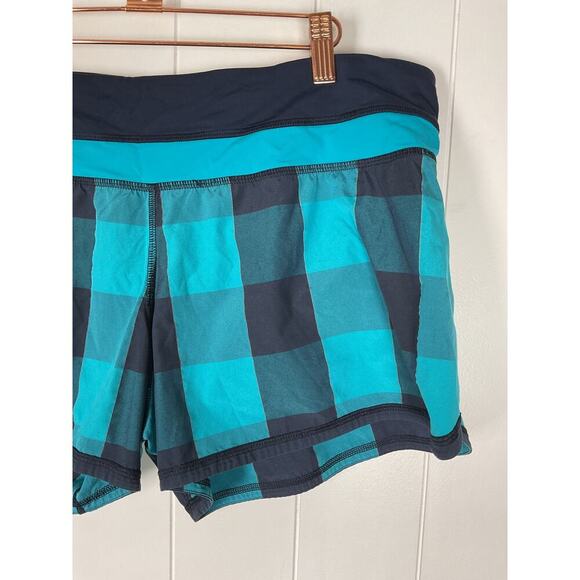 Lululemon Groovy Run Short 2-way Stretch in Surge and Inkwell Size 12 - Picture 4 of 10